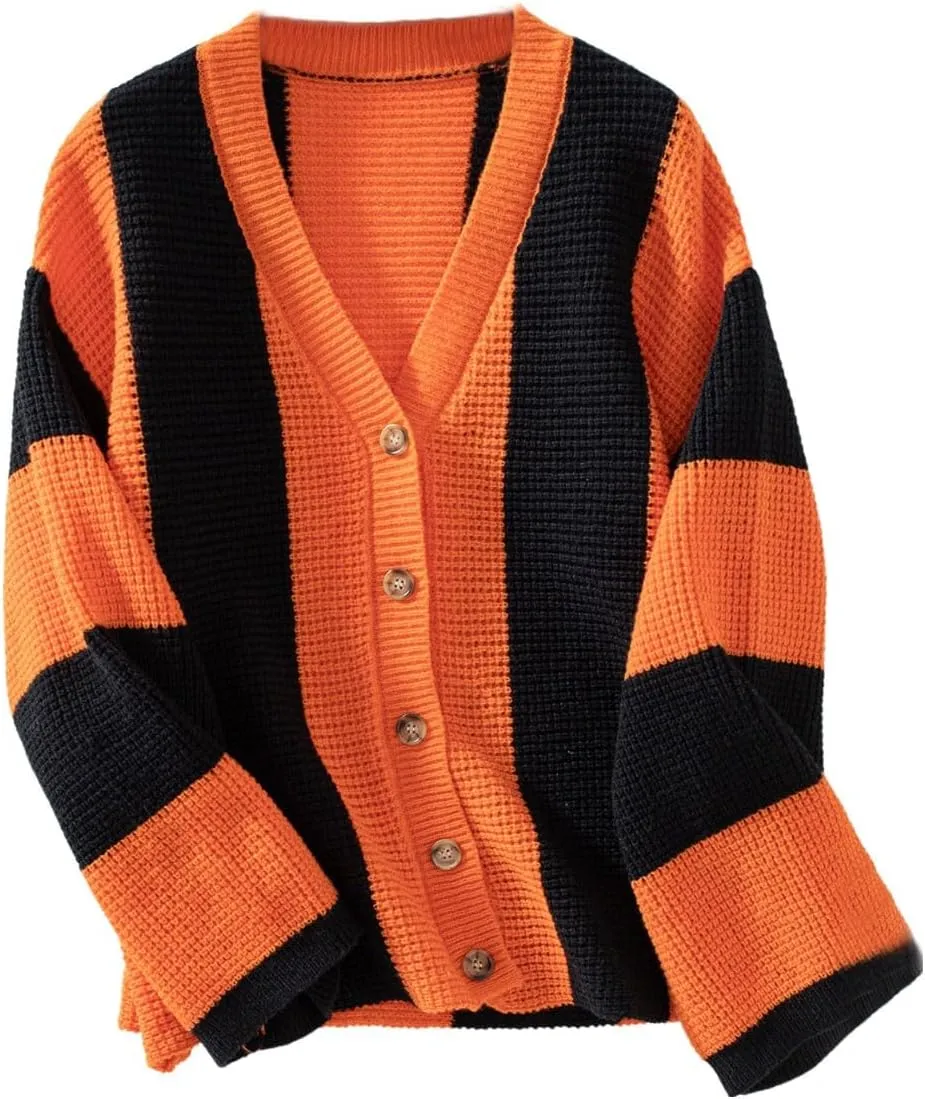2024 Long Sleeve Cardigans For Women Oversized Comfy Open Front Knit Sweaters Chunky Soft Button Down Fall Cardigans
