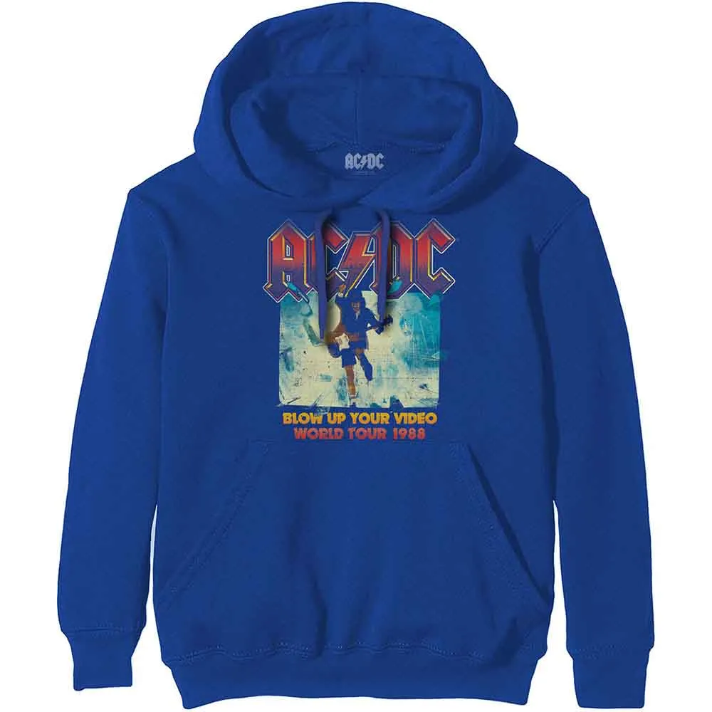 AC/DC "Blow Up Your Video" Blue Pullover Hoodie