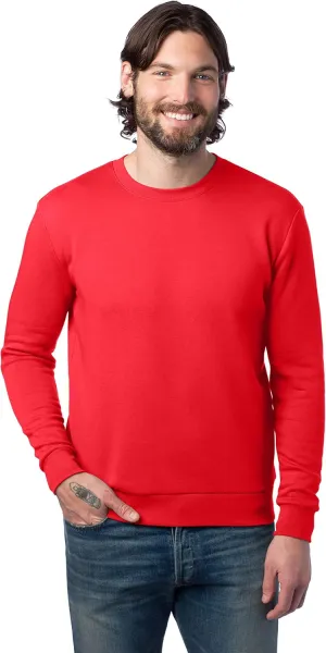 Alternative Men's Sweatshirt, Eco-Cozy Pullover Lightweight Fleece Crewneck