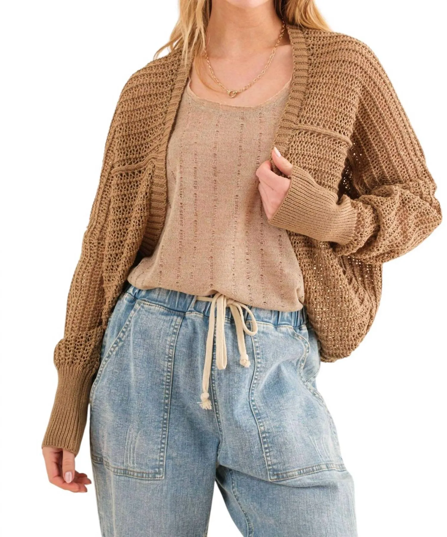 And The Why - How You Feel Bolero Cardigan