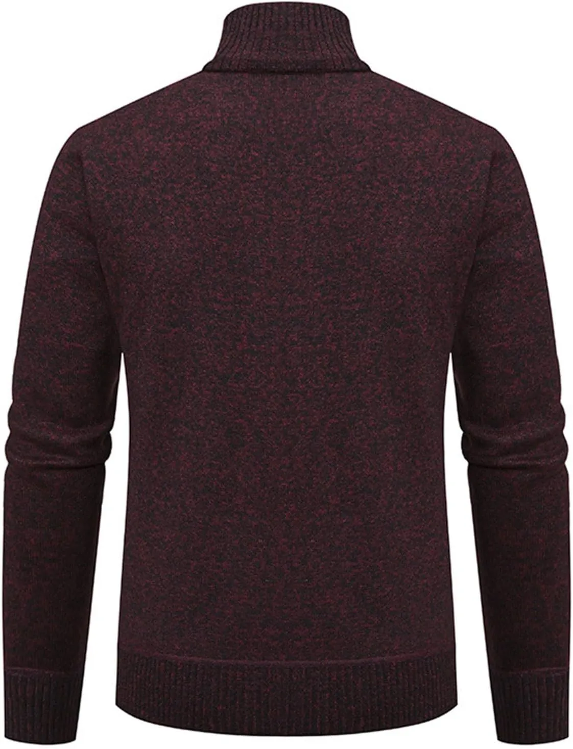 BIFUTON Mens Cardigan Sweater, Mens Casual Zip Up Cardingan Sweater Stand Collar Slim Fit Soft Knitted Sweater Fashion Jacket