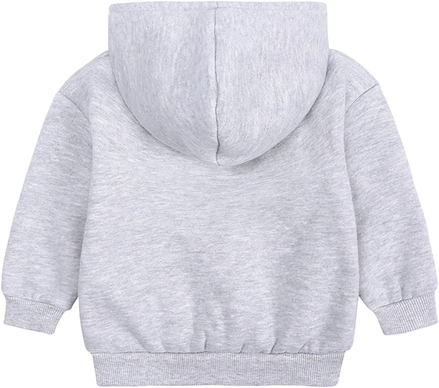 Boys and Toddlers' Fleece Pullover Casual Pocket Solid Hoodie Sweatshirts Infant Kids Girls Sport Long Sleeve Tops