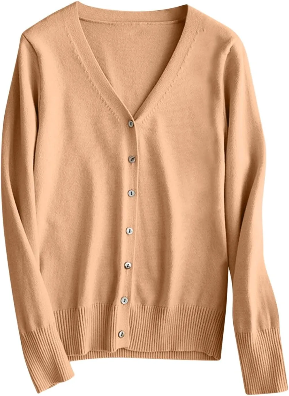 Cardigan Sweaters for Women Button Down Open Front Cardigans Long Sleeve Lightweight Knit Jacket Outwear Fall Outfits