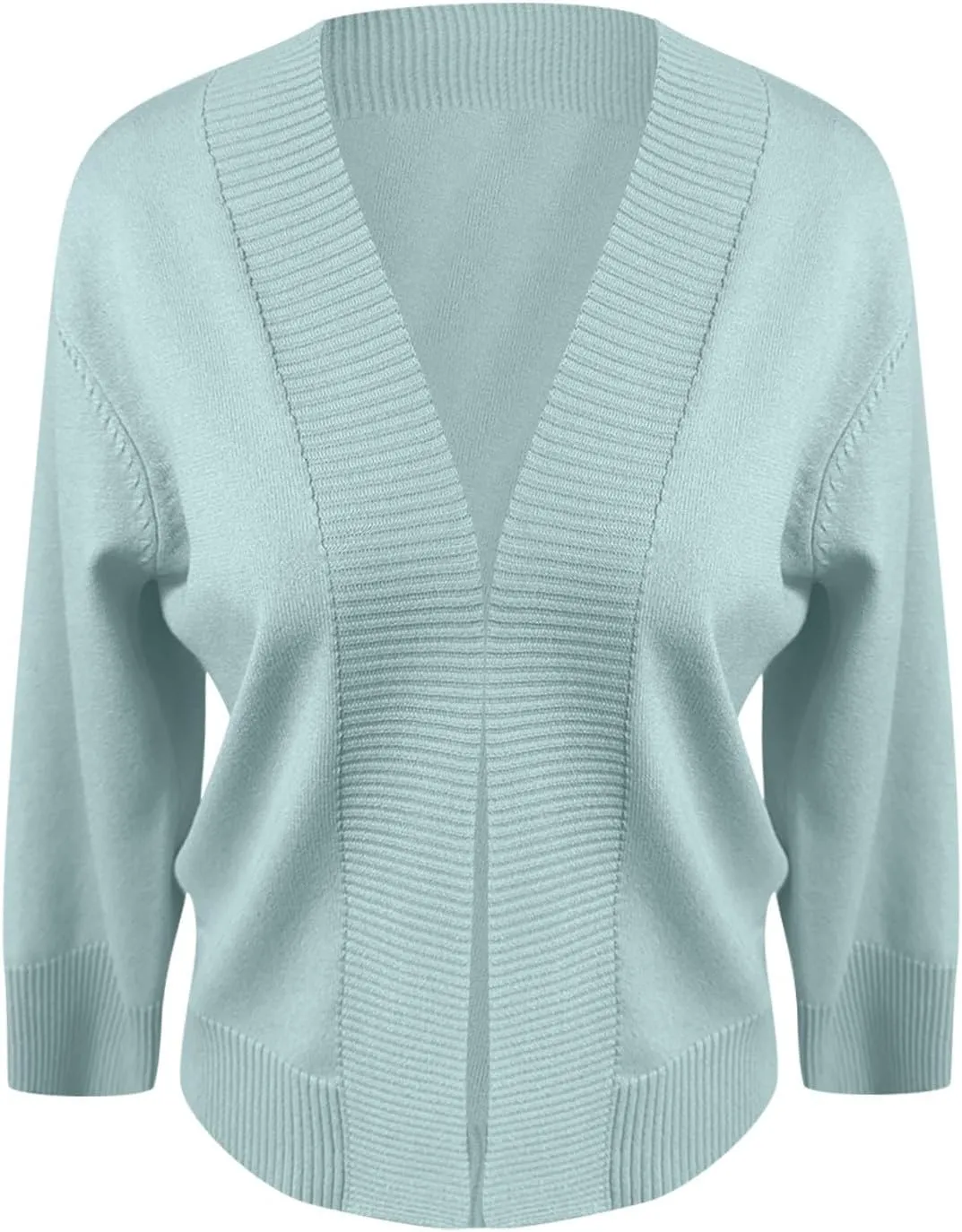 Cardigan Sweaters for Women Lightweight 3/4 Sleeve Cropped Cardigans Elegant Open Front Short Shrugs Fall Outfits