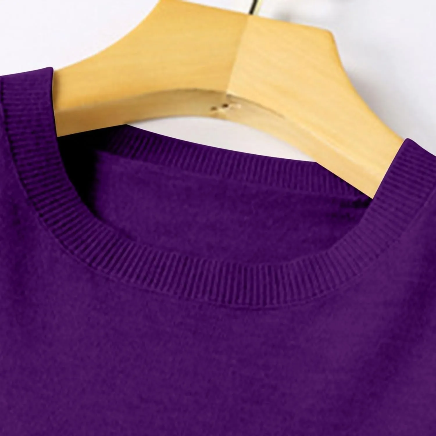 Cashmere Sweaters for Women Seamless Knit Sweater Lightweight Long Sleeve Jumper Soft Warm Wool Sweater Trendy