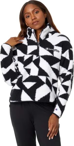 Champion Women's Cozy High Pile Quarter Zip Pullover