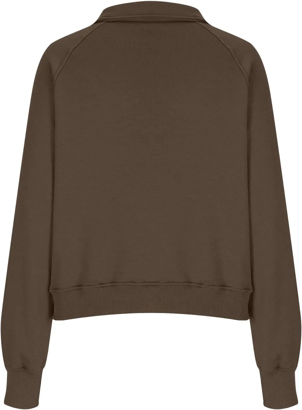 Cropped Sweatshirts for Women Half Zip Preppy Sweatshirt Fleece Lightweight Sweatshirts with Pockets Batwing Sweaters