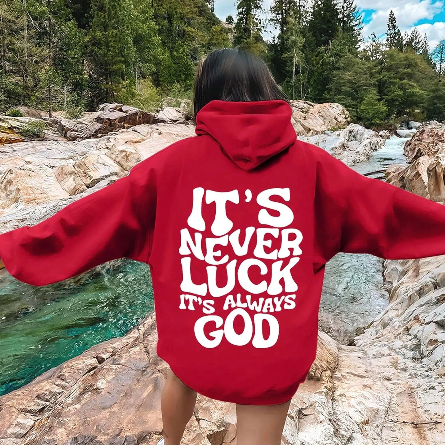 Cute Temperament Letter Print Sweatshirt for Womens Crewneck Casual Soft Hoodie Long Sleeve Comfort Pullover Home Suits
