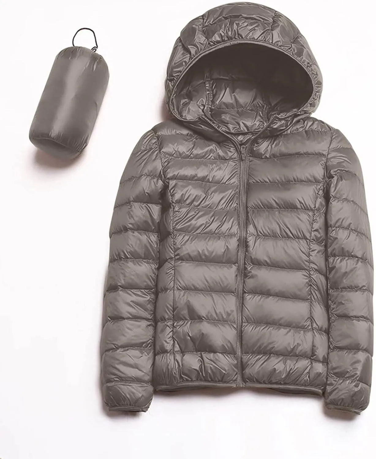 Down Coats for Women Packable Soft Padded Jacket Thicken Warm 2022 Fashion Travel Outwear with Pockets