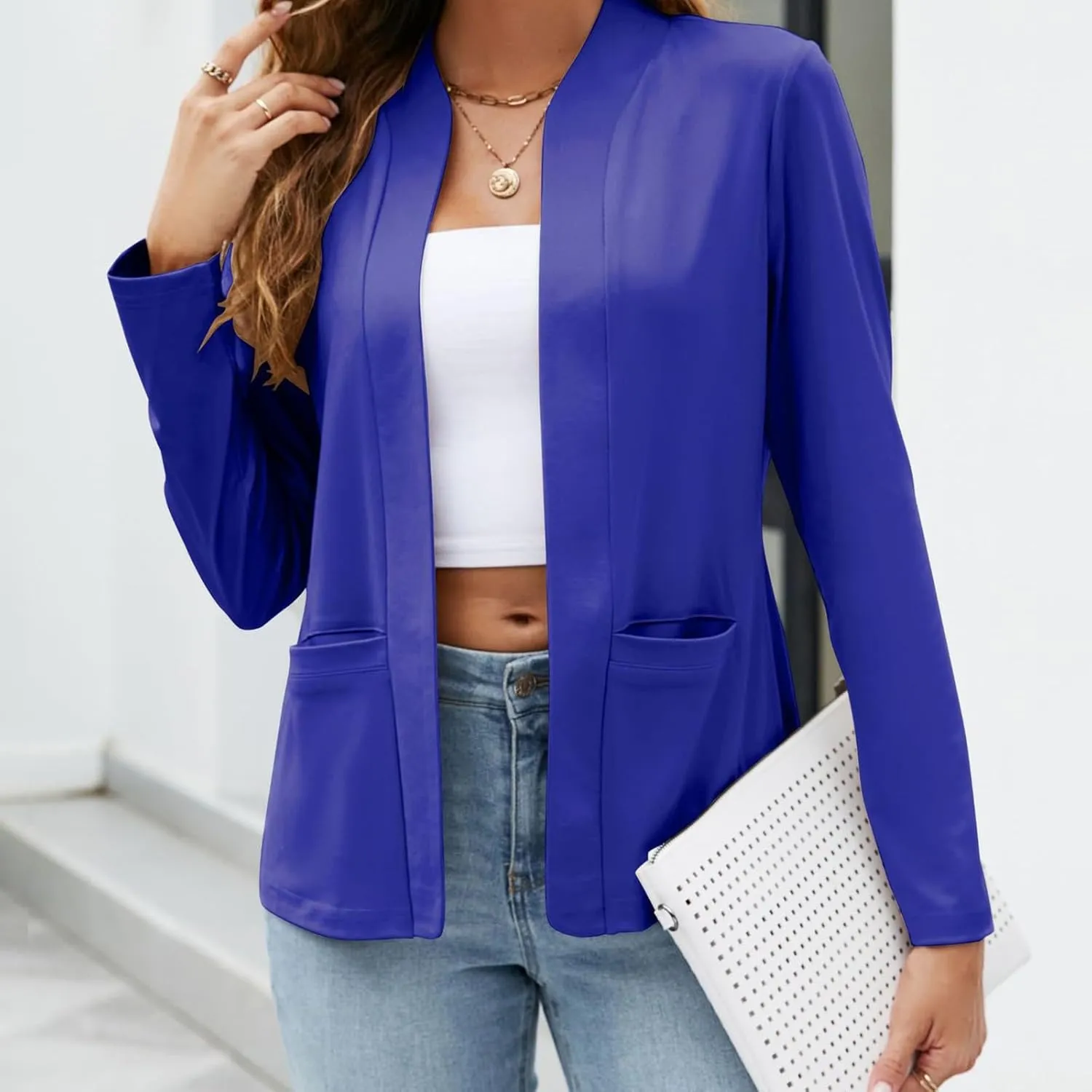 Early Day 2024 Cardigan Autumn and Winter Knitted Loose Splicing Pocket V Neck Sweater Sweater Jacket Jacket for