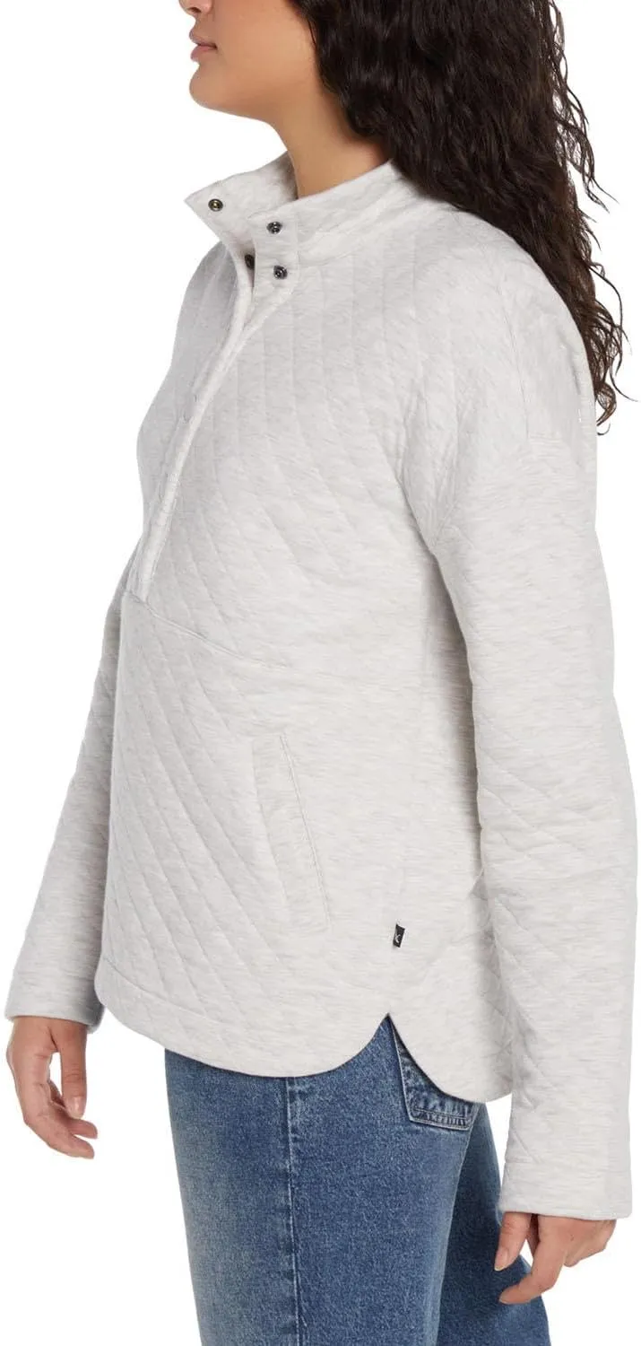 Eddie Bauer Women's Quilted Pullover, Womens Sweatshirts for Winter, Ladies Sweater and Pullover