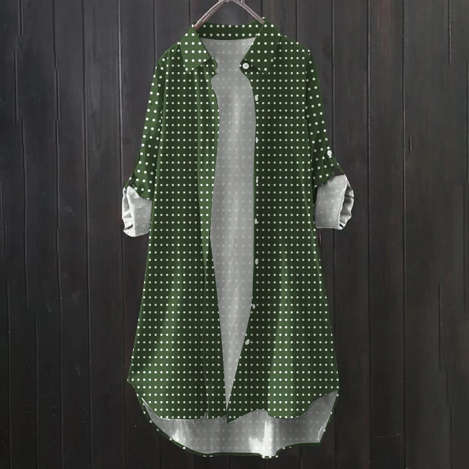Fall Cardigans for Women 2024,Open Front Roll Up Sleeve Tops Button Down Plaid Shirts Oversized Cardigan