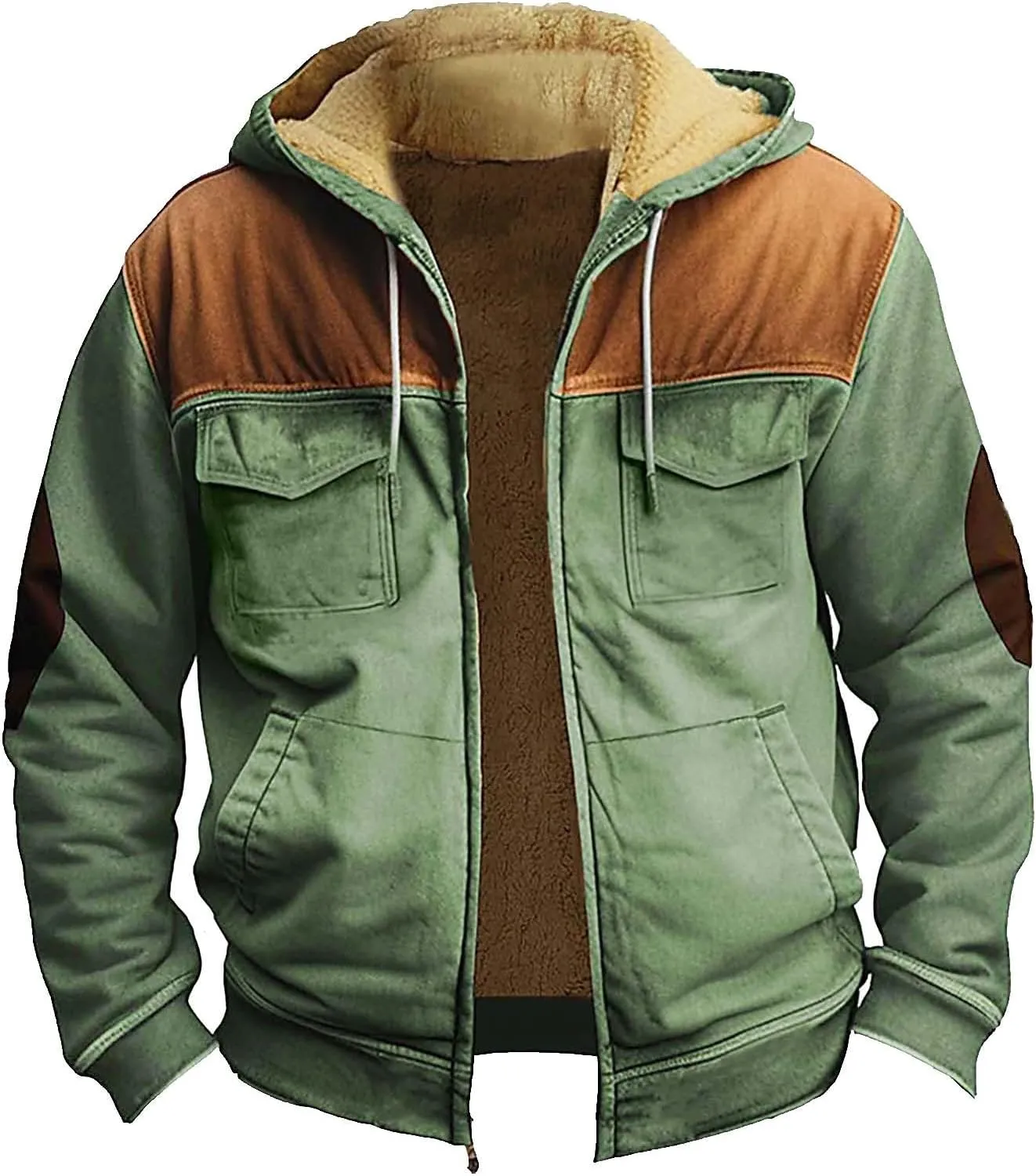 Gentle Lightweight Climbing Jacket Long Sleeve Zipper Hooded Soft Elegant Coat Outerwear Jackets for Men