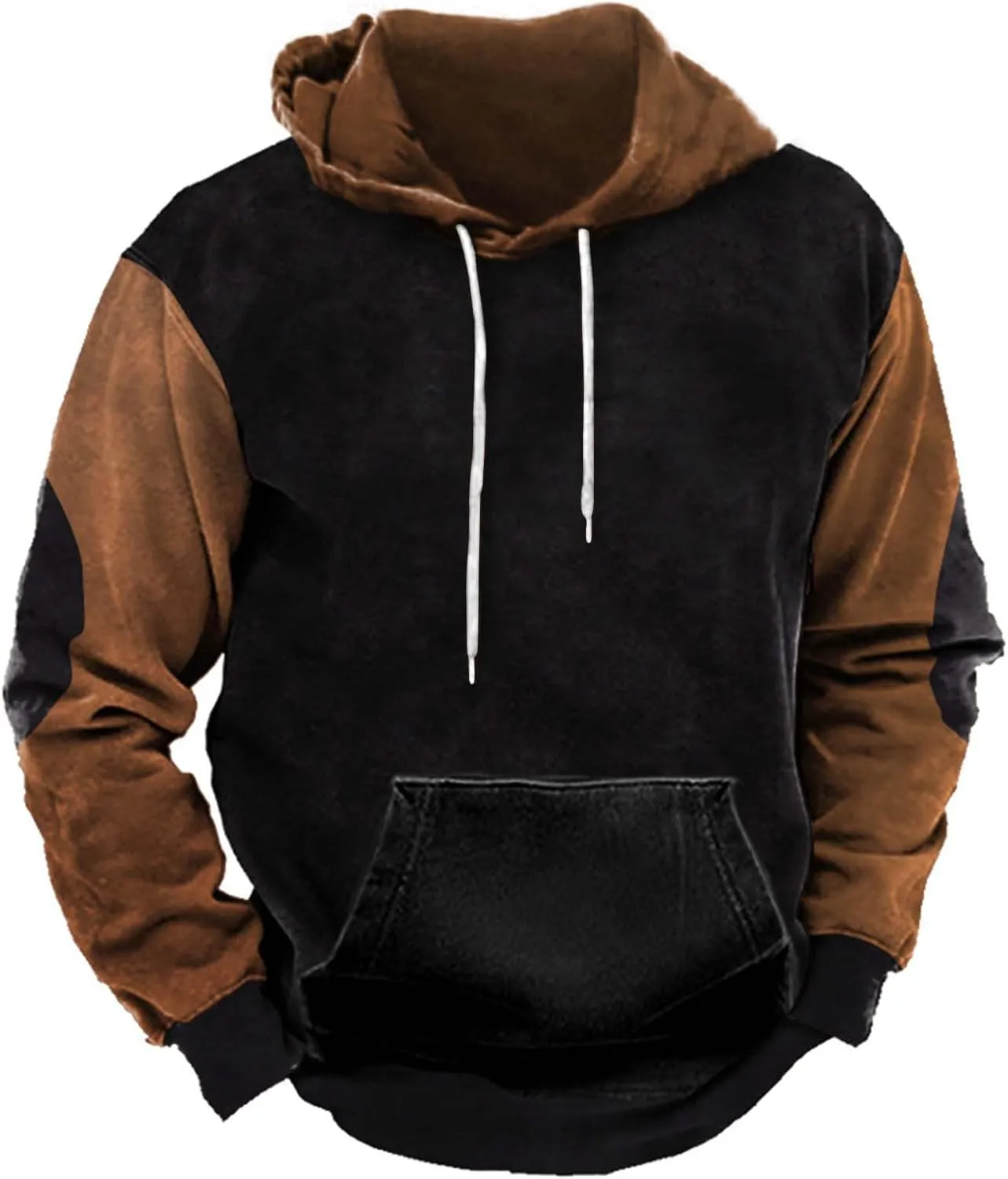 GIERIDUC Mens Corduroy Shirts Casual Lapel Collar Button Up Patchwork Pullover Mock Neck Long Sleeve Sweaters Polo Sweatshirt