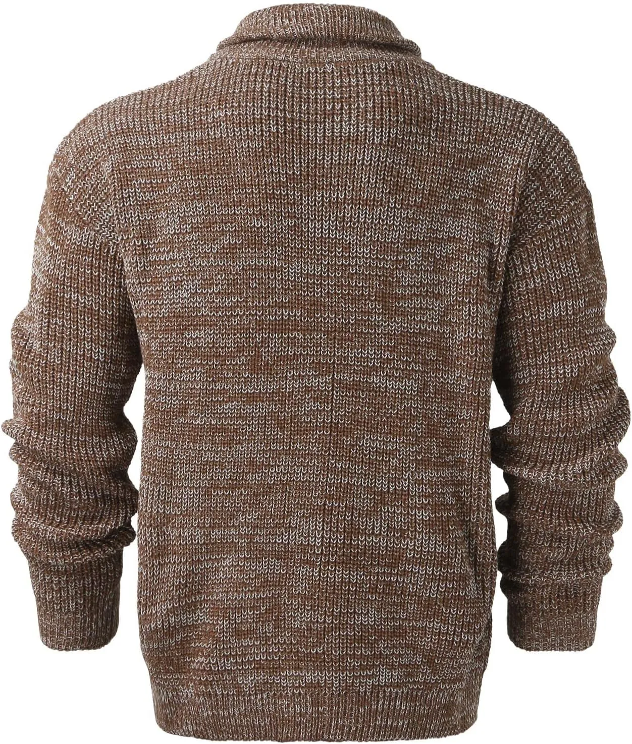 GOKKILRW Mens Shawl Collar Cardigan Sweaters Long Sleeve Fall Winter Cable Knit Button Down Cozy Sweater Pullover Jackets