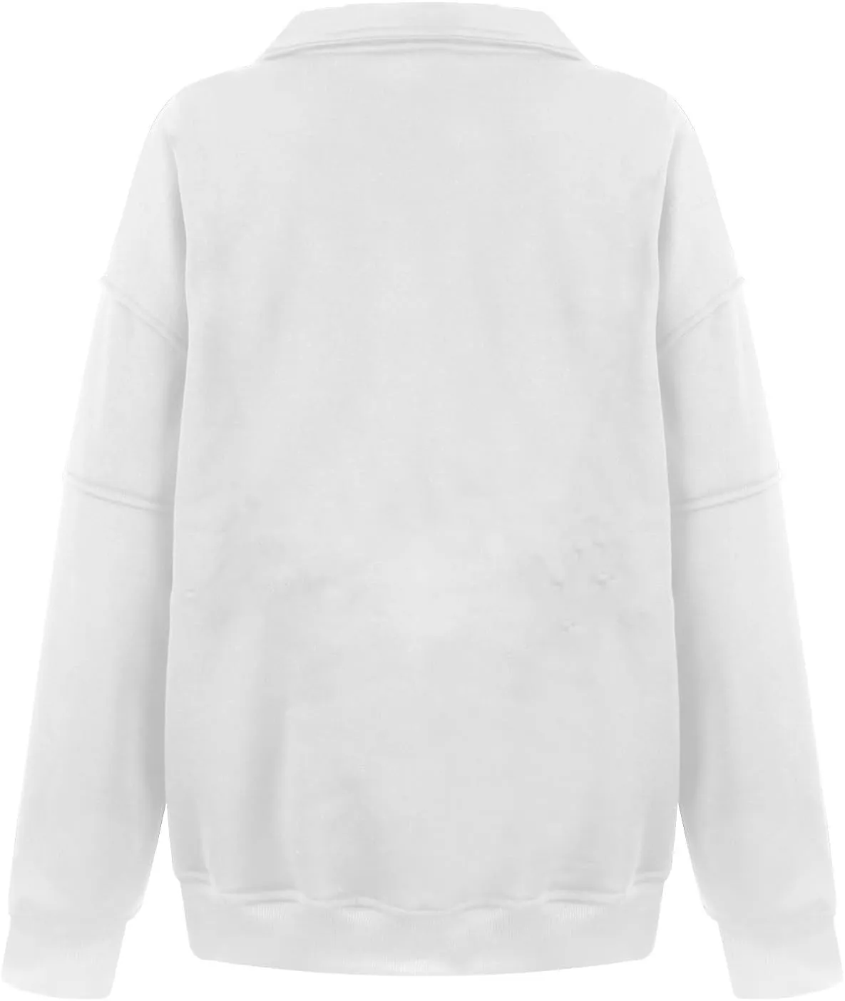 Half Zip Pullover Women Oversized Crewneck Sweatshirts with Pockets Loose Fit Thumb Hole Long Sleeve Sweaters