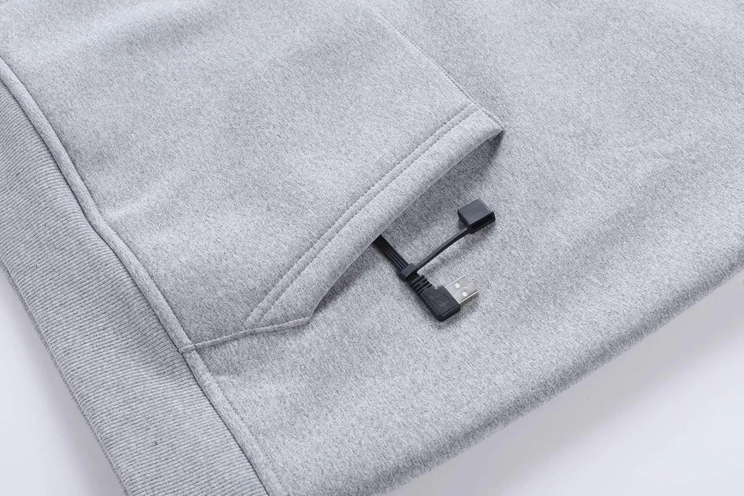 Heated Jacket, Heated Hoodies for Men&Women Lightweight Winter Warm USB Electric Outdoor Sweatshirts Jackets Unisex