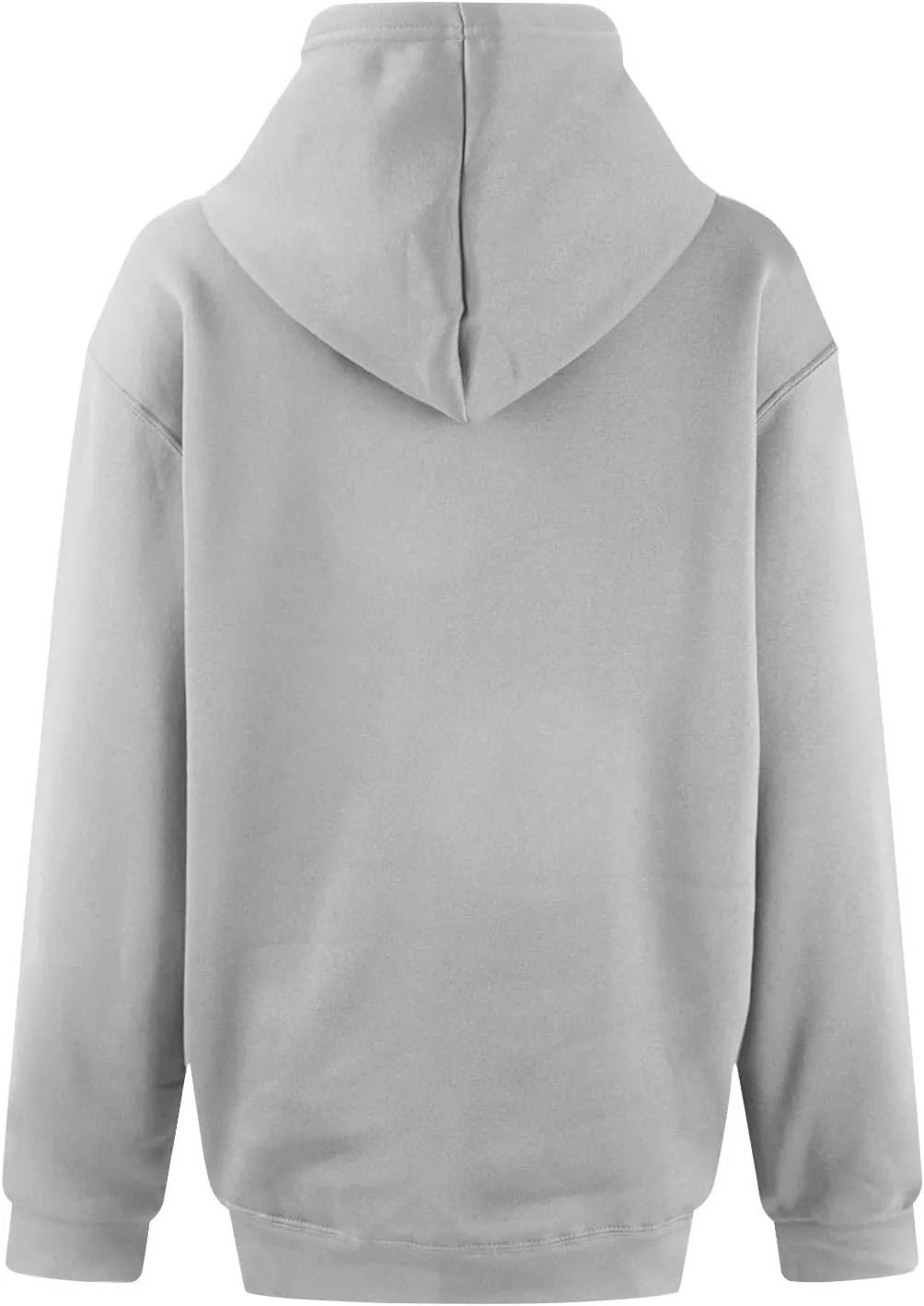 Hoodies For Women Solid Color Plus Size Tops Cozy Fleece Sweatshirt With Pocket Long Sleeve Shirts Fall Fashion Outfits 2024