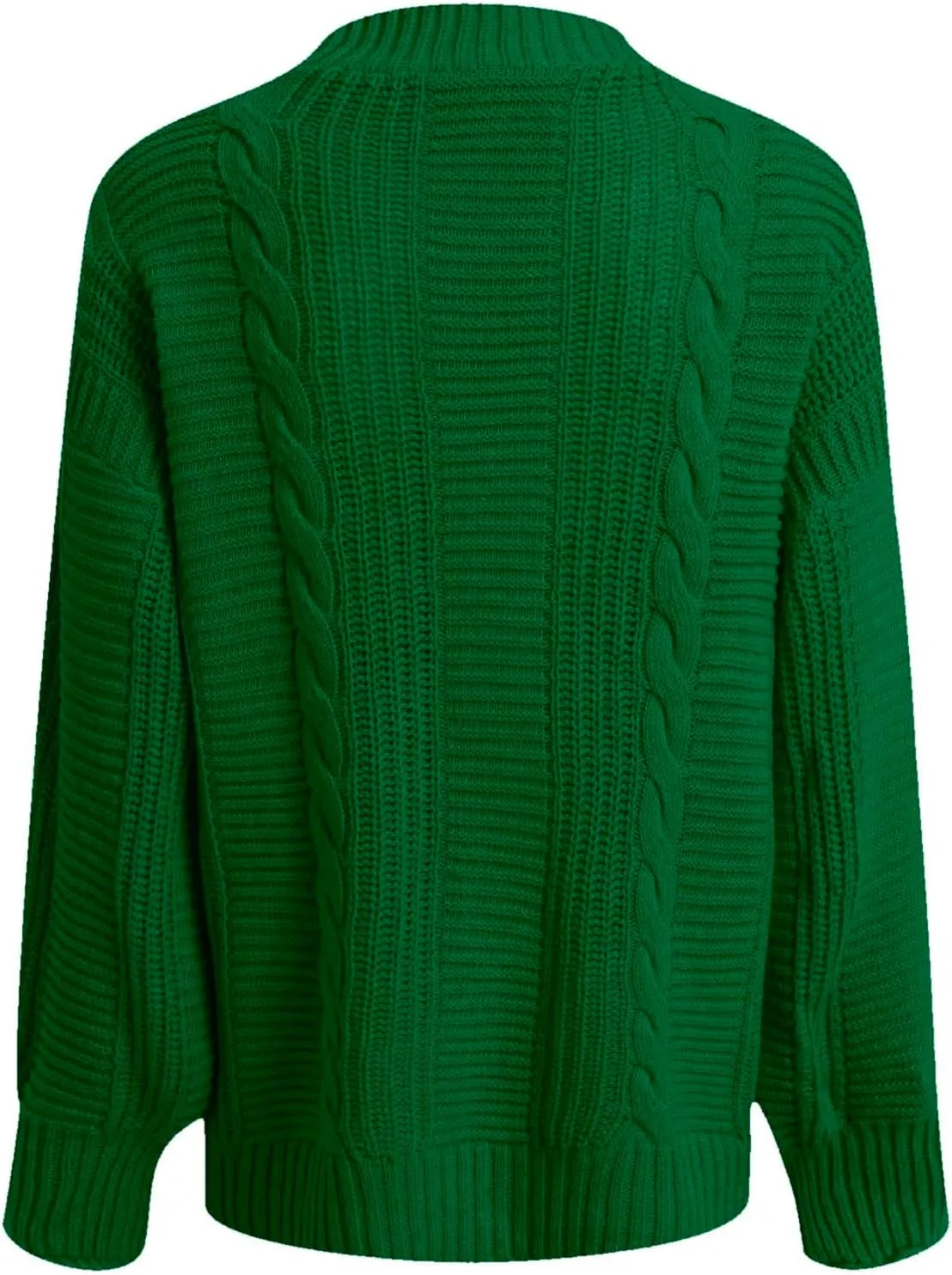 iLH Cardigan Sweaters for Women Chunky Cable Knit Sweater Open Front Crochet Outwear Coats Button down Fall Jackets
