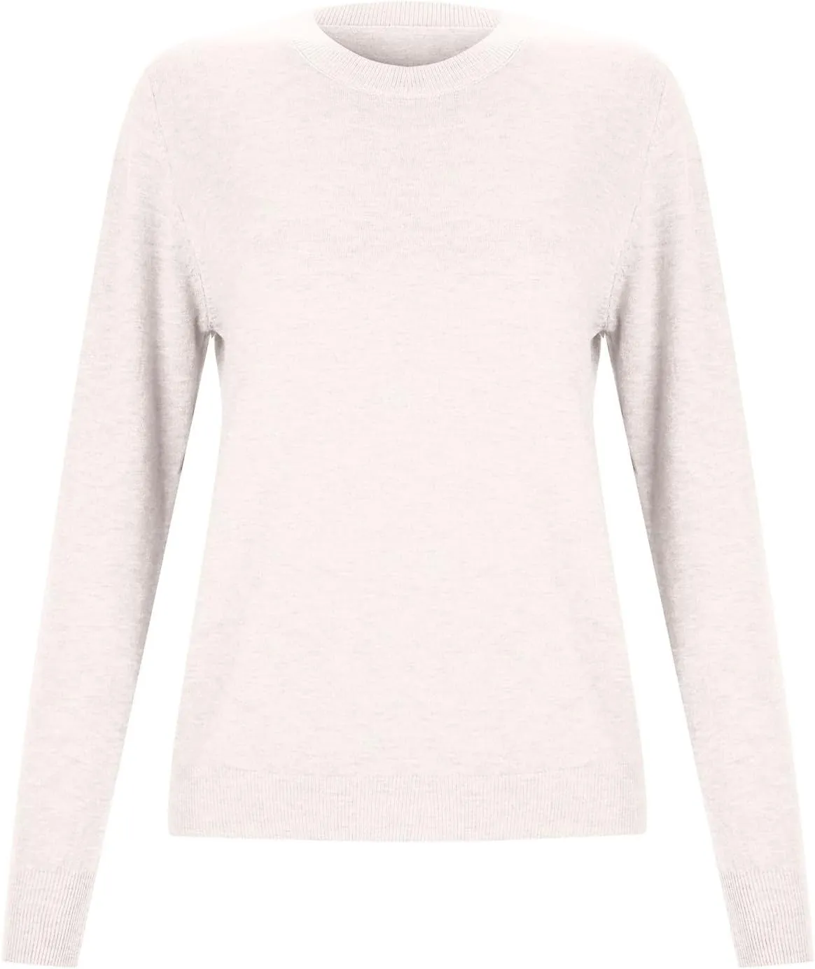 iLH Sweater for Women 2024 Fall Winter Merino Sweaters Cozy Knit Pullover Tops Long Sleeve Crew Neck Lightweight Shirts