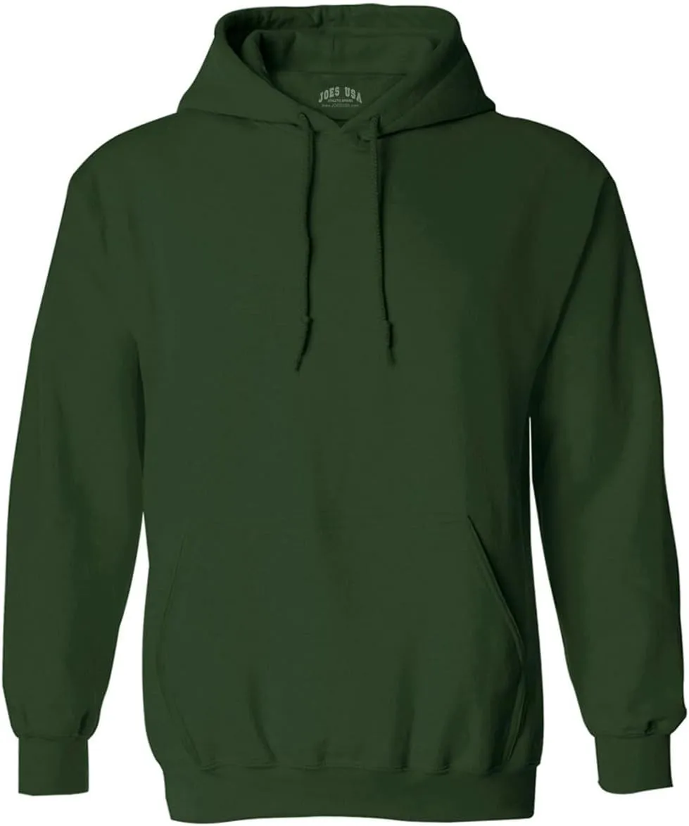 Joe's USA Men's Hoodies Soft & Cozy Hooded Sweatshirts in 37 Colors:Sizes S-5XL