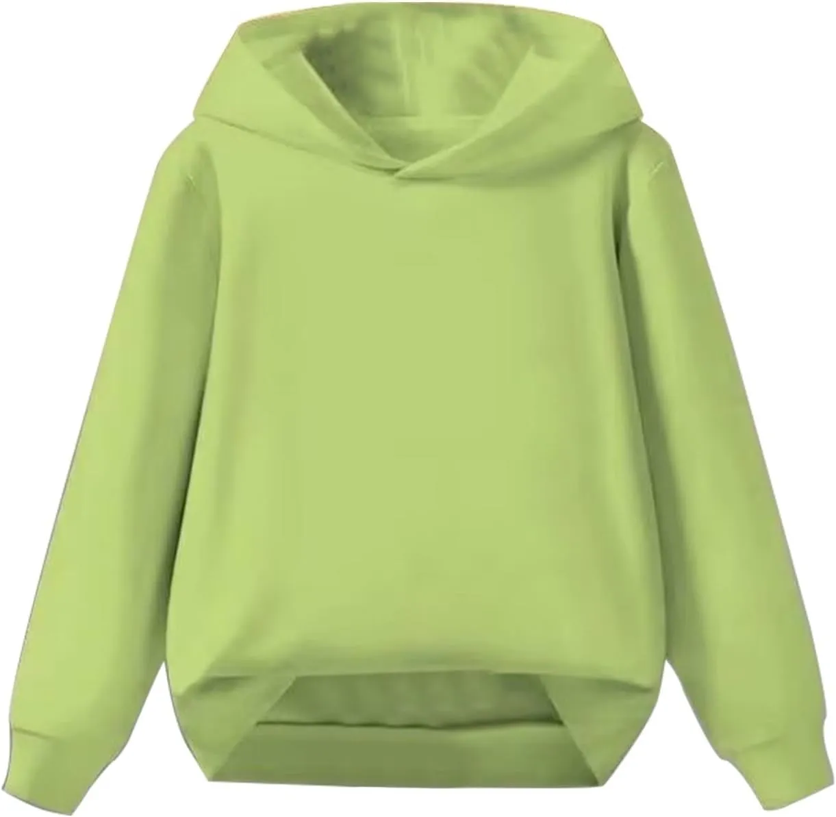 Kids Boys Girls Solid Classic Hoodies Soft Hooded Pullover Sweatshirts for Childrens Basic Cotton Hoodie School Tops