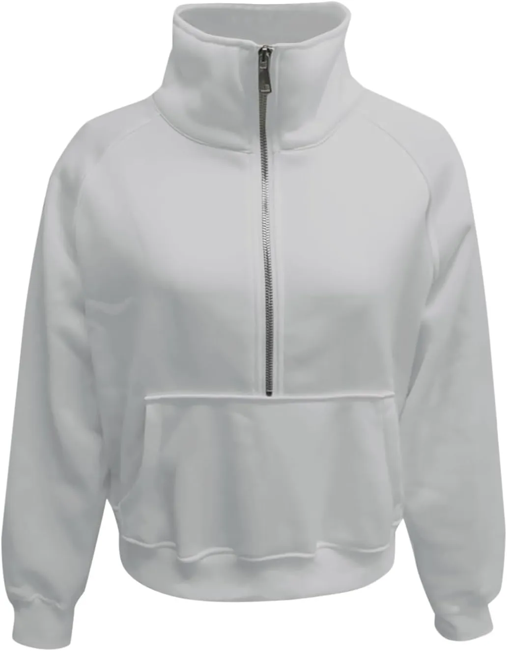 Masbird Hoodies for Women Womens Sweatshirts Half Zip Cropped Pullover Fleece Quarter Zipper Hoodies Fall Outfits Clothes