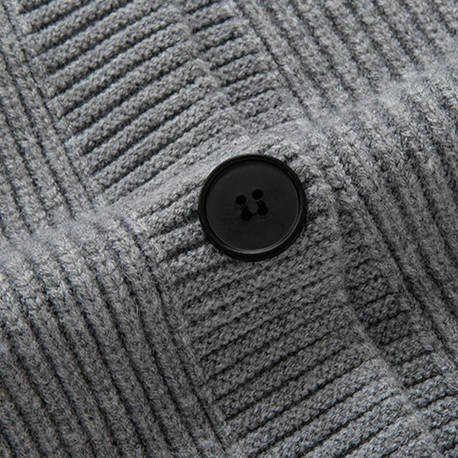 Men Classic Cardigans Casual Button Down V Neck Knitted Basic Sweater Coat Knit Button up Sweaters Outwear with Pocket