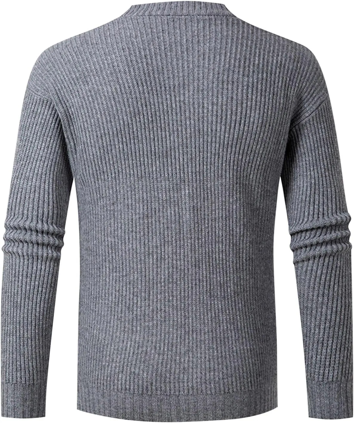 Men Classic Cardigans Casual Button Down V Neck Knitted Basic Sweater Coat Knit Button up Sweaters Outwear with Pocket