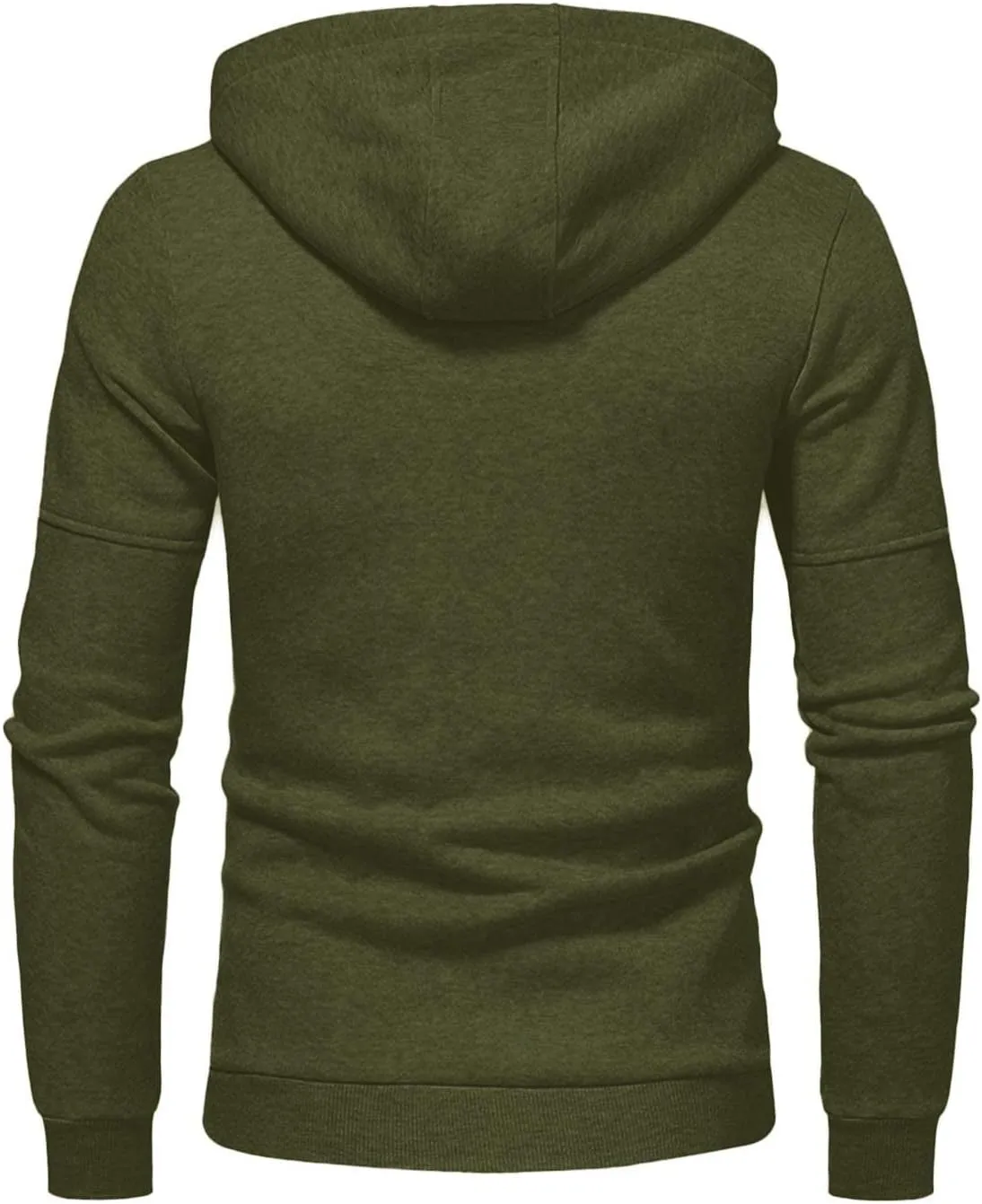 Men Hoodies Casual Hoodies for Men Full Zip Long Sleeve Sweatshirt Sports Hooded Work Jacket Tops with Zip Pockets