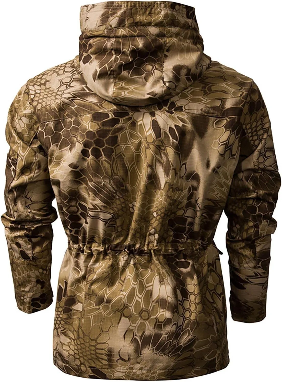 Men Rain Jackets Waterproof With Hood Military Tactical Jacket Outdoor Mountain Multi Pocket Camo Combat Coat