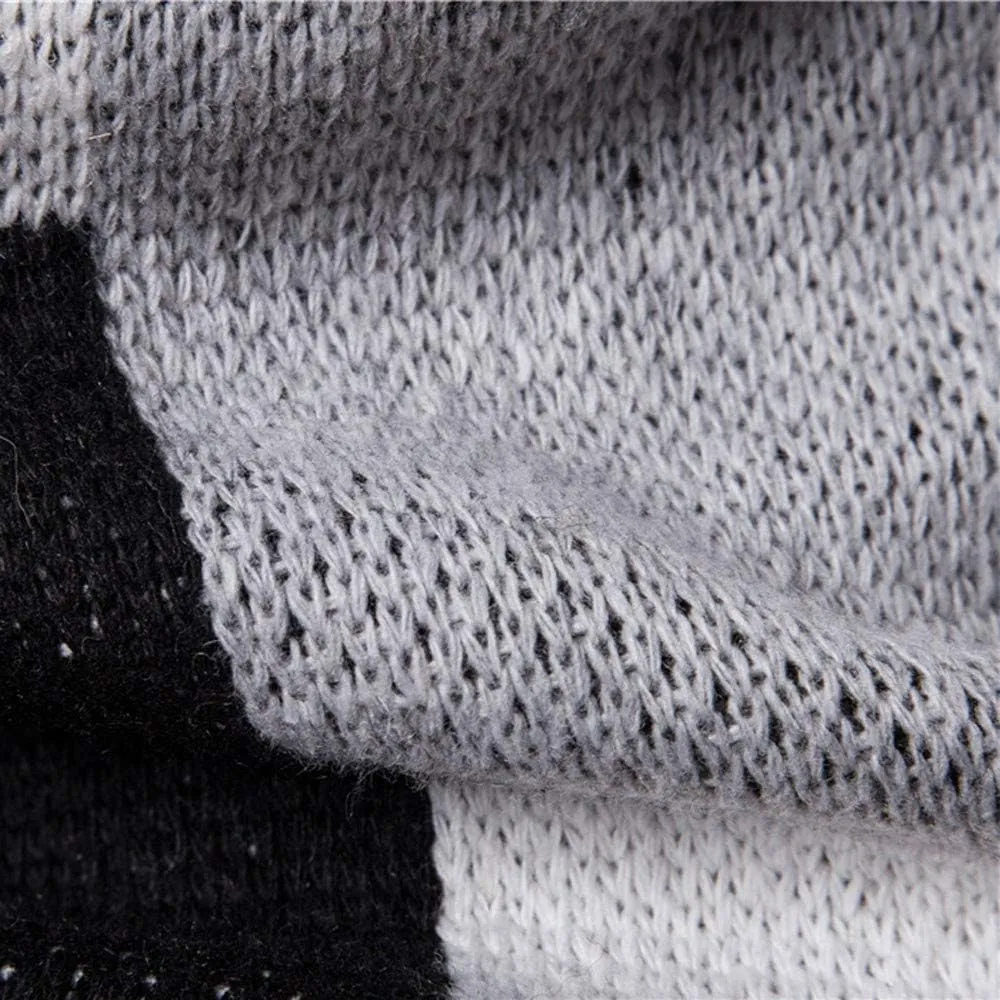 Men's Big And Tall Hoodies For Men Hooded Solid Knit Patchwork Coat Jacket Cardigan Long Sleeve Tops Blouse