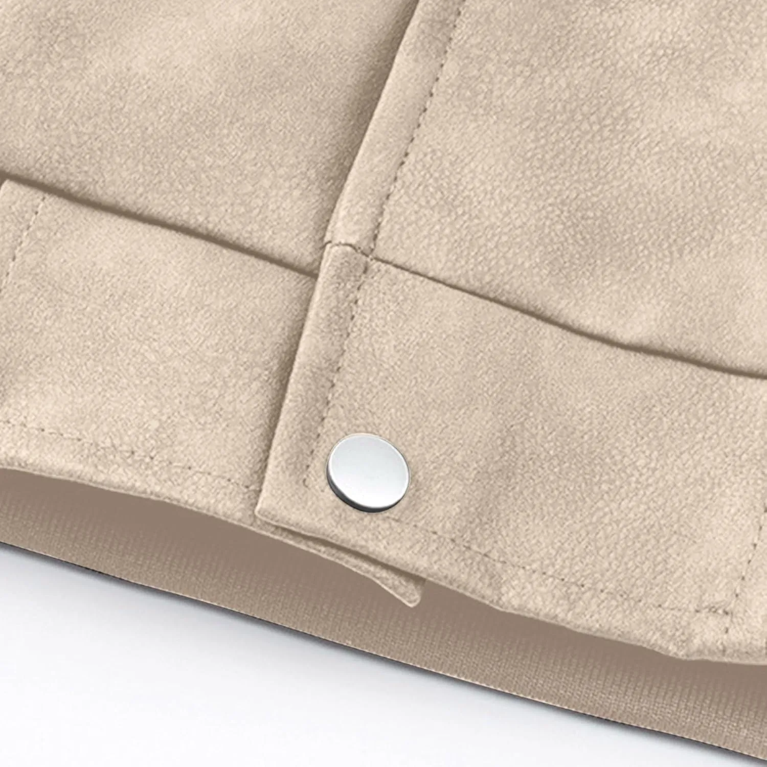 Mens Faux Leather Jackets Button Down Zip Long Sleeve Casual Jackets Hooded Trendy Motorcycle Biker Coat with Pocket