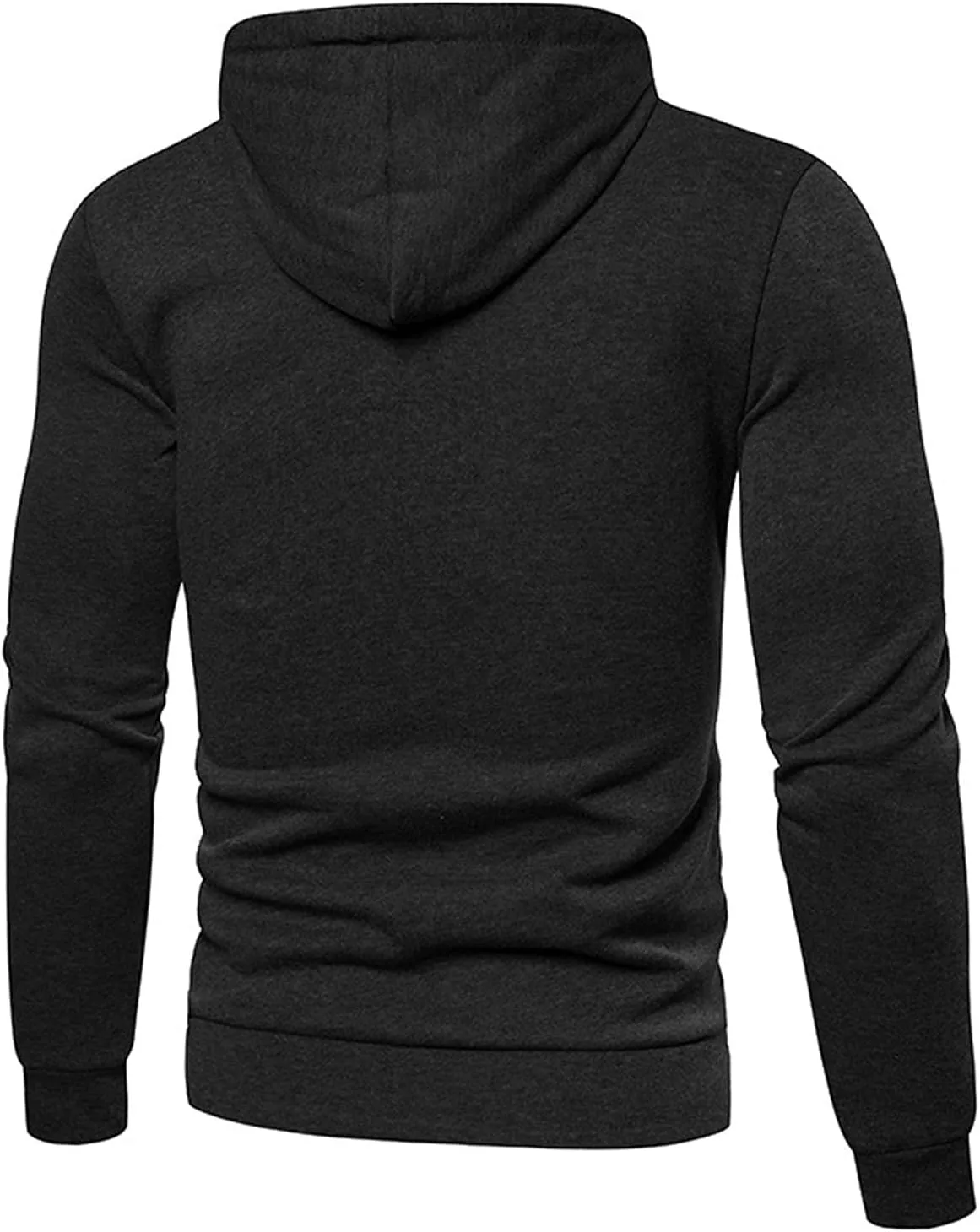 Mens Full Zip Hoodies 2023 Color Block Long Sleeve Casual Drawstring Sweatshirt Sport Outwear Jacket with Pockets
