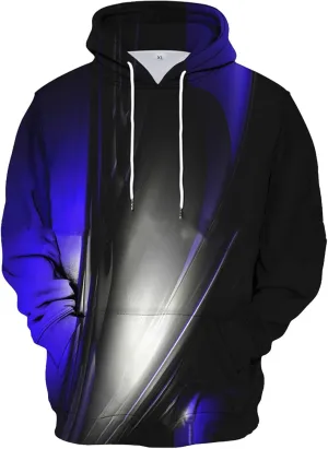 Men's Hoodies 3D Lightning Print Pullover Hooded Sweatshirt With Pockets XXL, 6XL