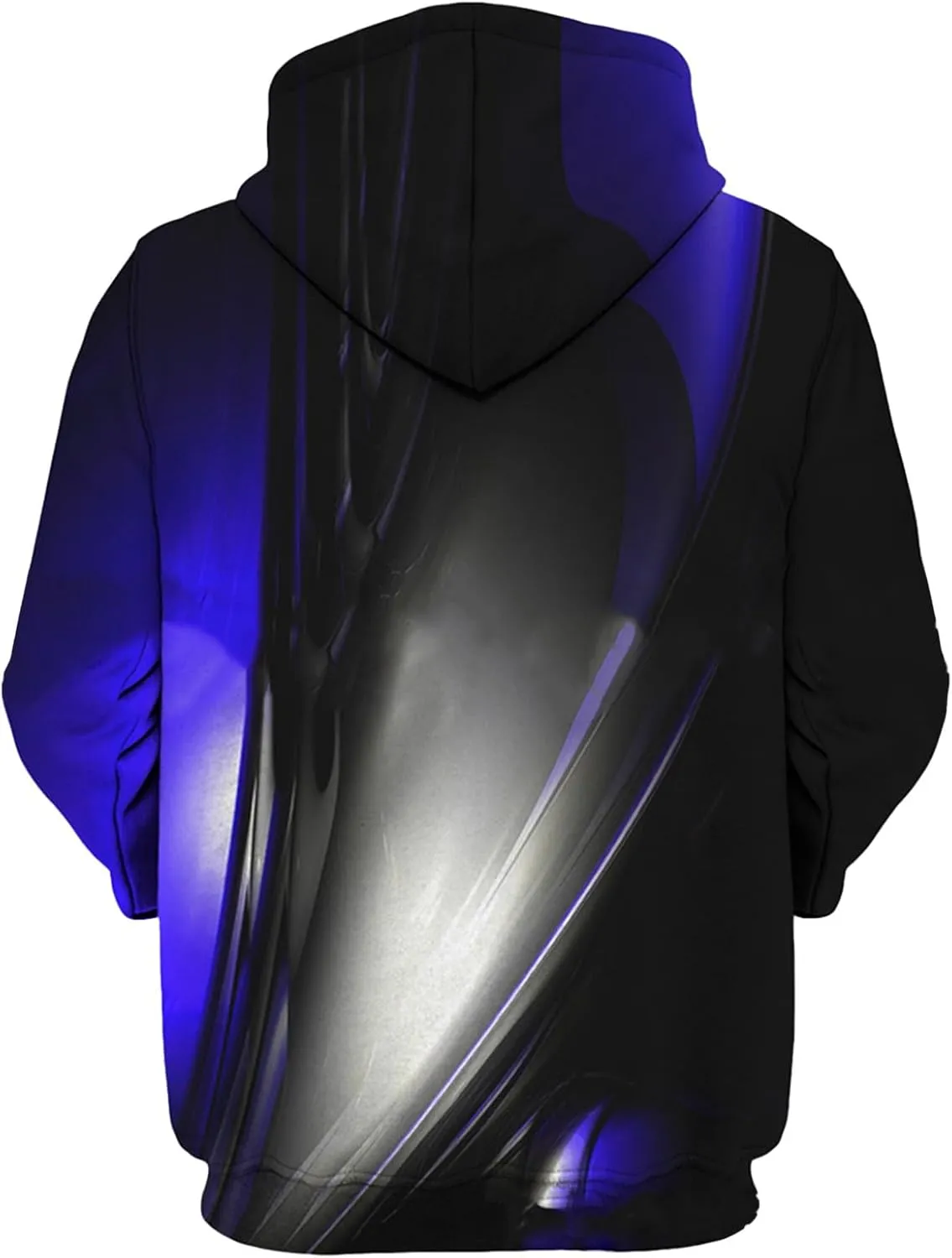 Men's Hoodies 3D Lightning Print Pullover Hooded Sweatshirt With Pockets XXL, 6XL