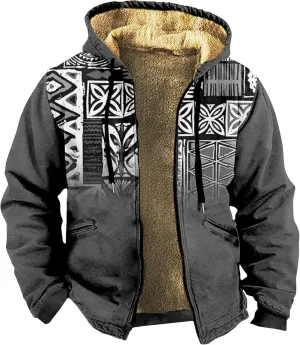 Mens Lightweight Outdoor Jacket Long Sleeve Zipper Hooded Oversized Coat Novelty Sweatshirts for Men