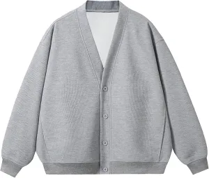 Mens Long Sleeve V-Neck Cardigan Sweaters Casual Lightweight Button Down Open Front Soft Sweater Fall Casual Coat