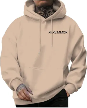 Men's Novelty Color Block Pullover Fleece Hoodies Workout Fit Cotton Blend Hooded Sweatshirts Casual Active Hoodie