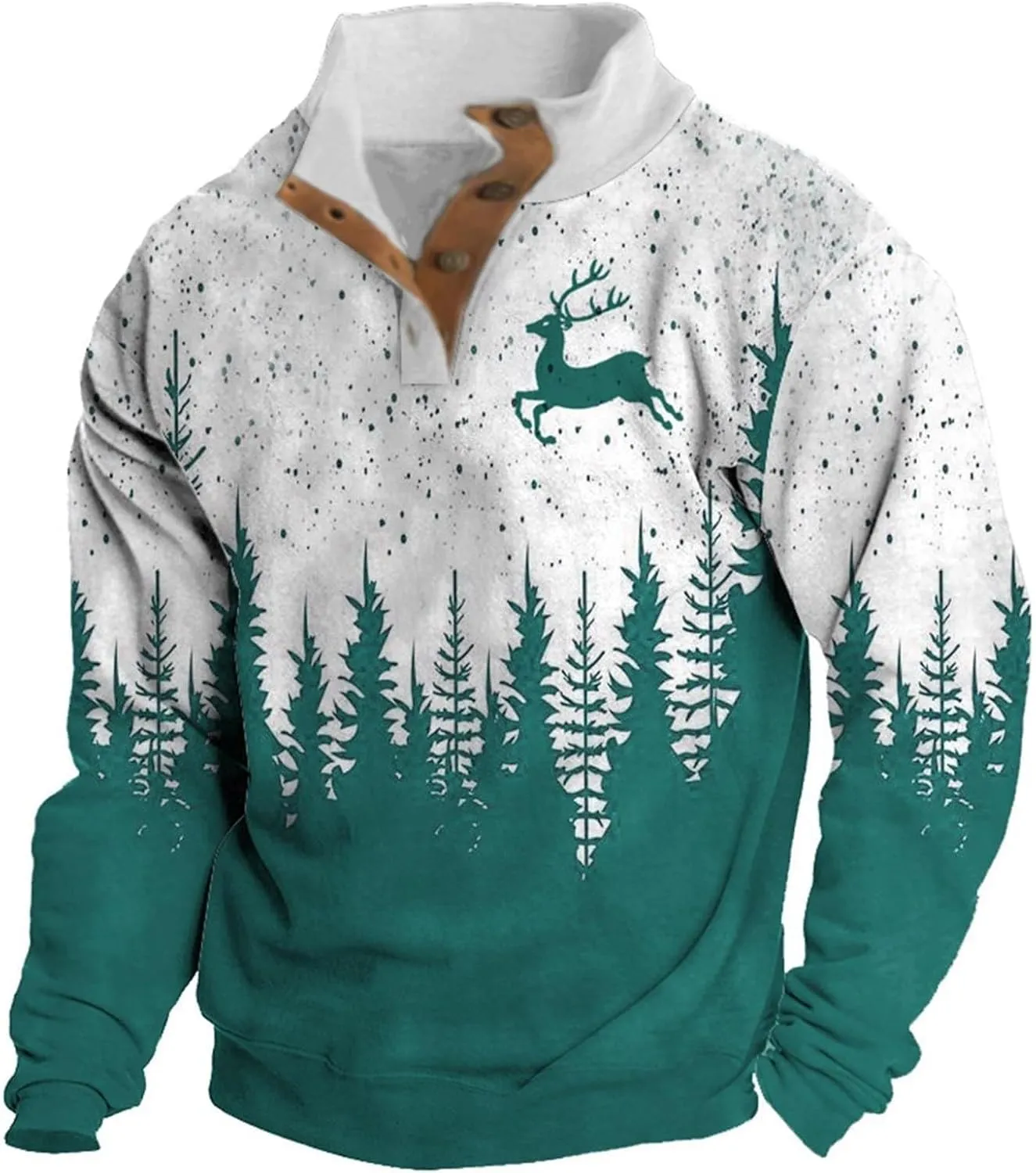 Mens Sweatshirt Corduroy Tactical Henley Shirts Zippered Cotton Christmas Sweater Crewneck Sweatshirts Lightweight