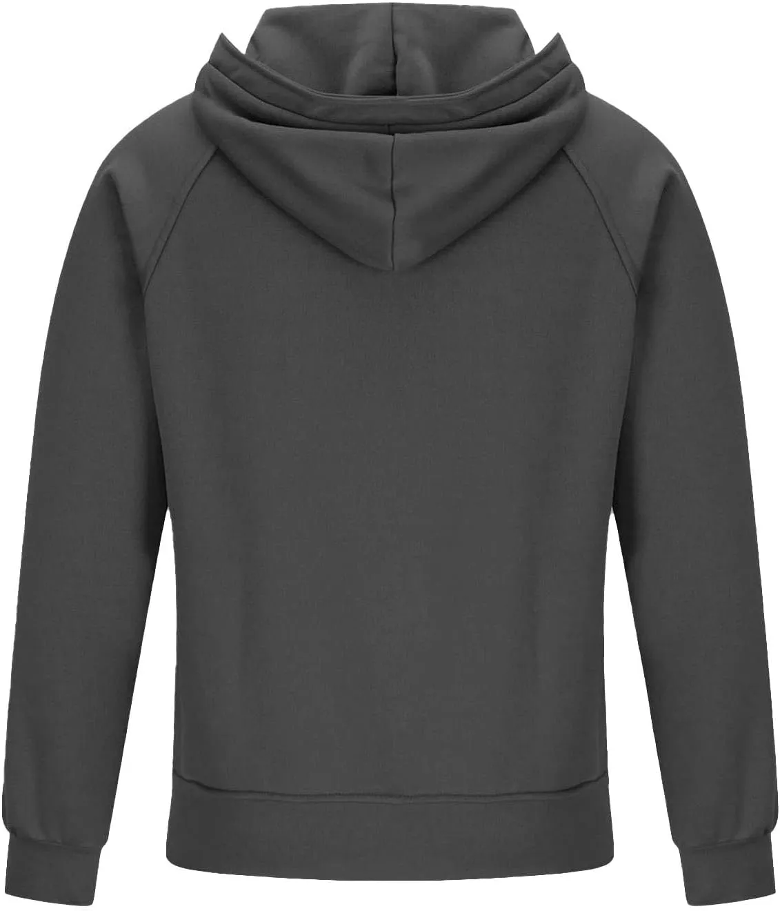 Men's Tactical Cargo Sweatshirts Full Zip Long Sleeve Drawstring Casual Hoodies Multi Pockets Gym Workout Hooded Tops