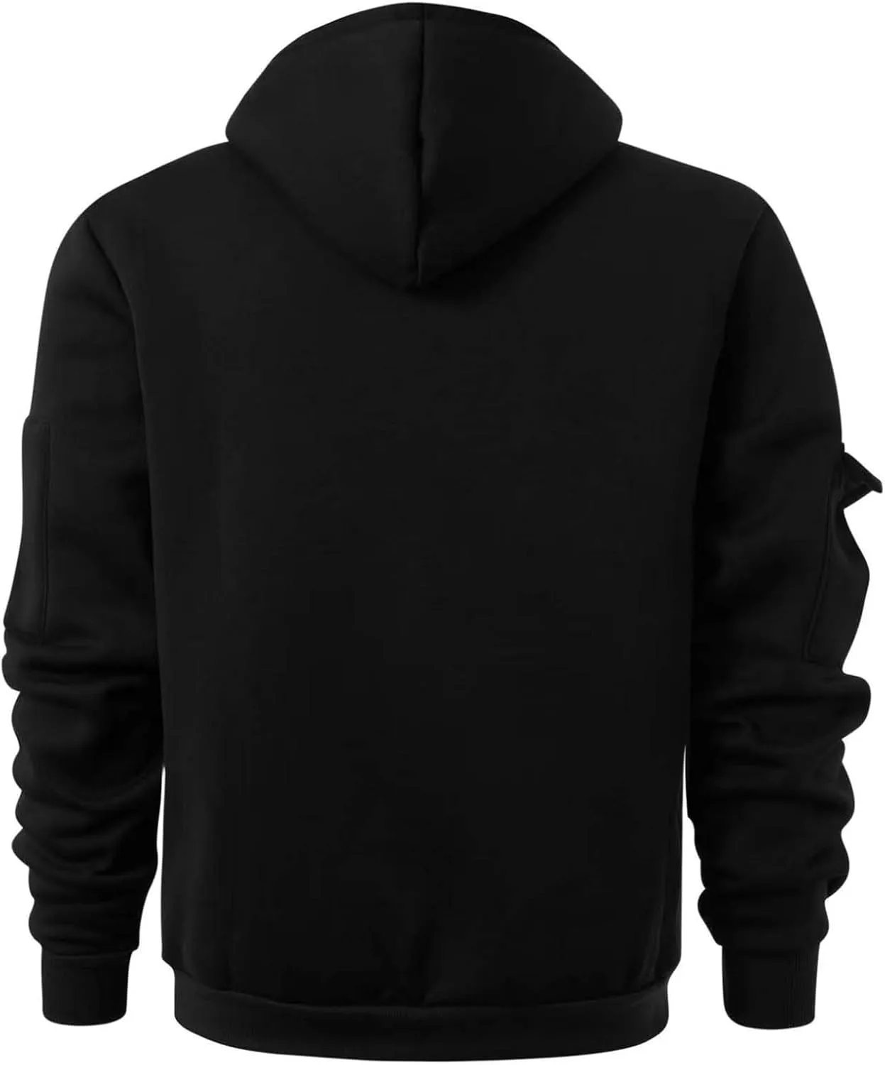 Mens Warm Winter Soft Fleece Jackets Hoodies Lightweight Casual Sweatshirt Full Zip Jacket Coats with Zipper Pockets