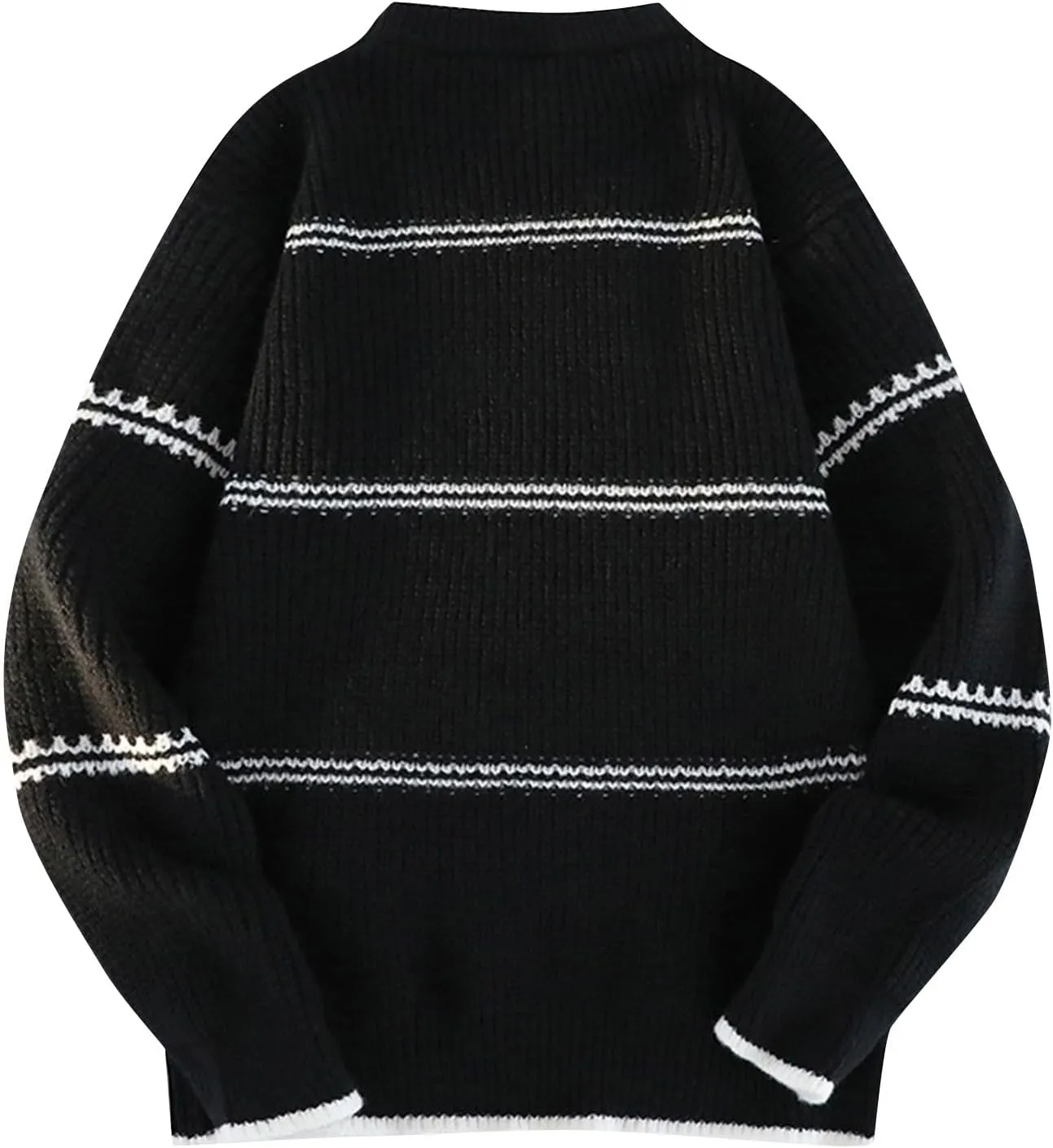 Mens Womens Oversized Turtleneck Sweater Chunky Knit Loose Fit Pullover Jumper Tops Unisex Chunky Warm Sweaters