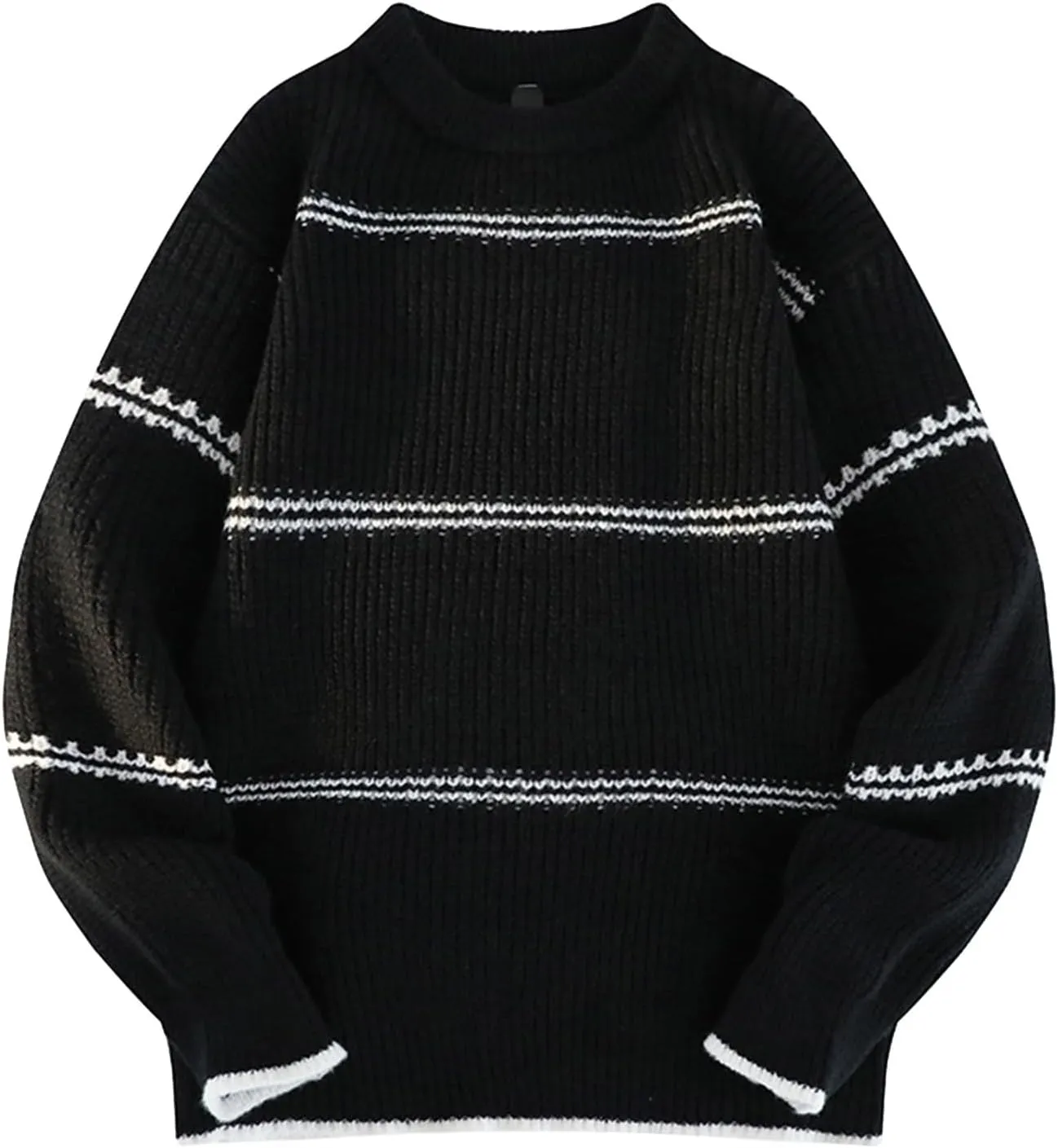 Mens Womens Oversized Turtleneck Sweater Chunky Knit Loose Fit Pullover Jumper Tops Unisex Chunky Warm Sweaters