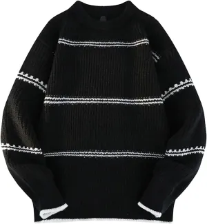 Mens Womens Oversized Turtleneck Sweater Chunky Knit Loose Fit Pullover Jumper Tops Unisex Chunky Warm Sweaters