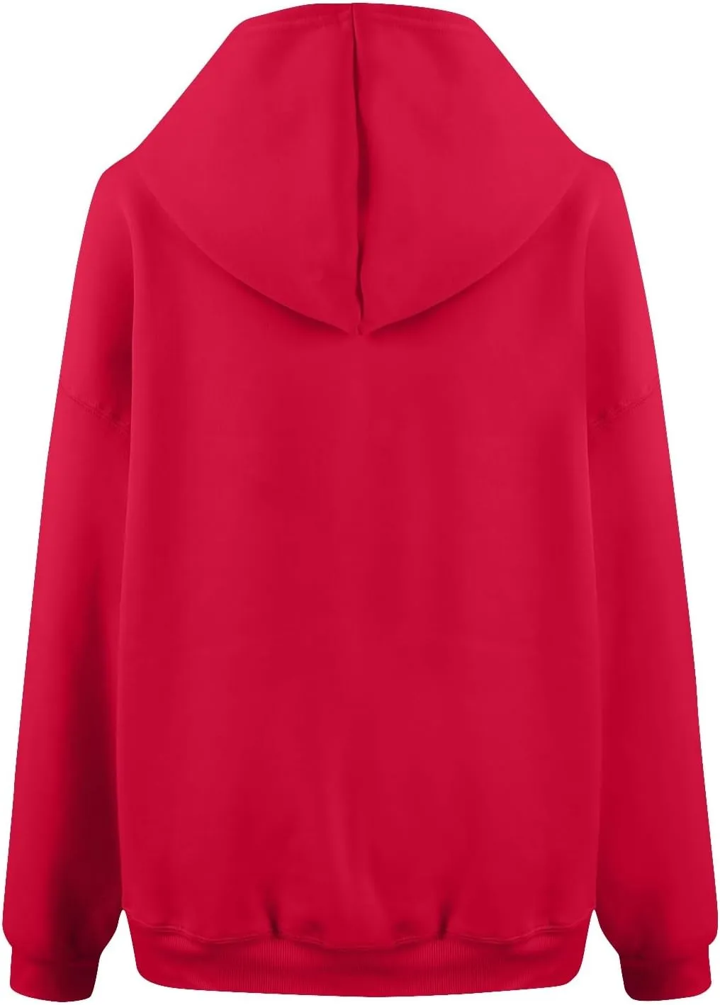 Oversized Hoodies for Women Y2k Fashion Long Sleeve Drawstring Hooded Sweatshirt Loose Solid Pullover with Pocket