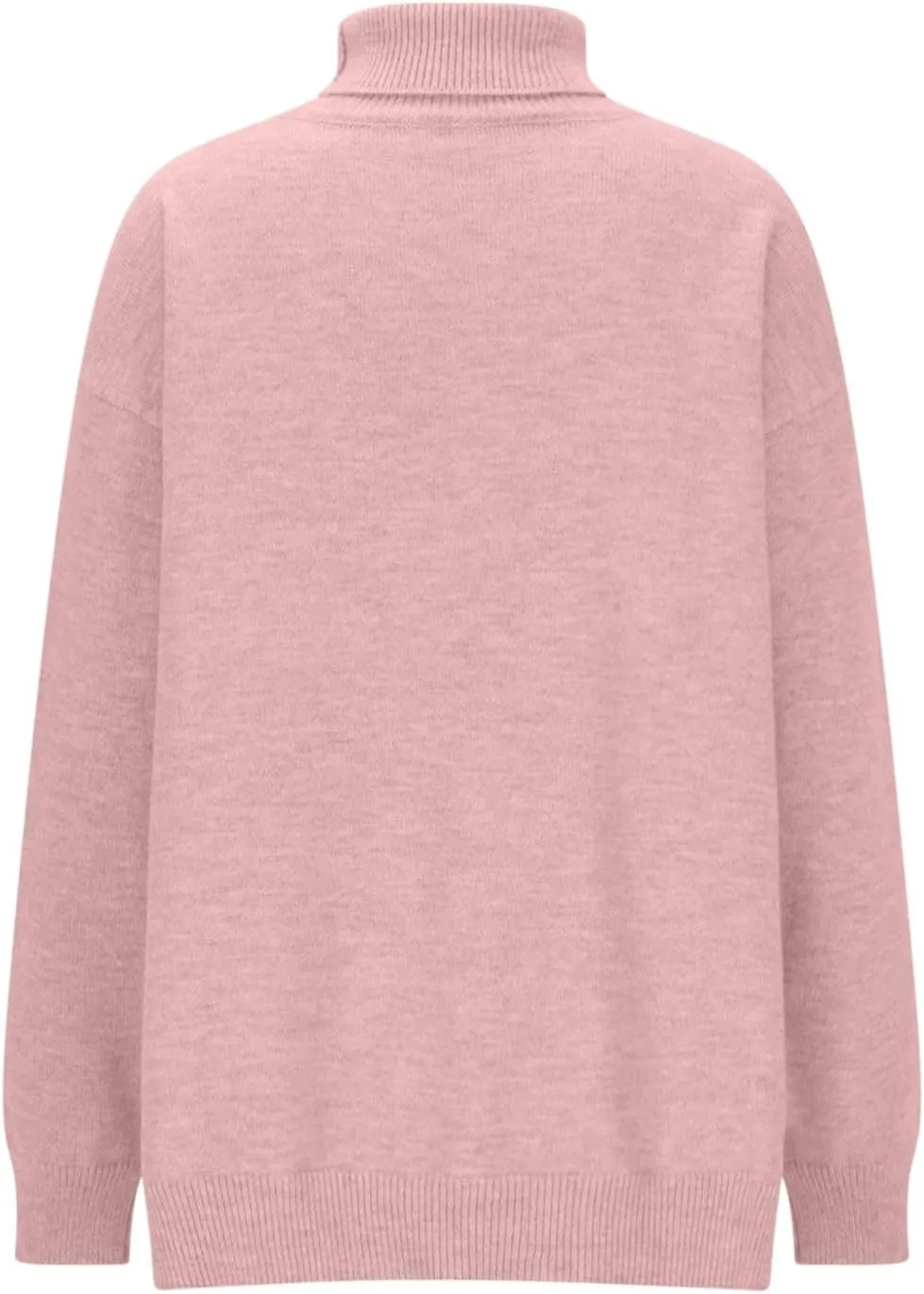 Oversized Sweaters for Women Fall Winter Long Sleeve Turtleneck Knit Pullover Solid Color Casual Loose Fit Jumper Tops