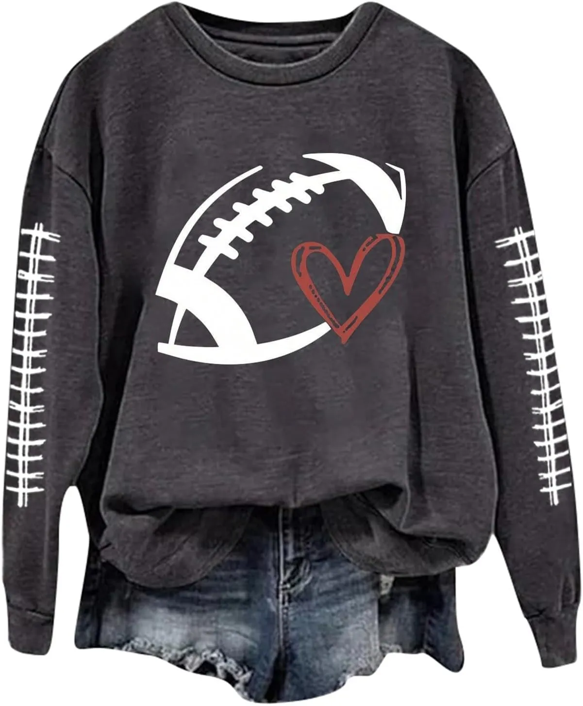Oversized Sweatshirts for Women Graphic Print Hoodies Casual Long Sleeve Shirts Loose Fit Tunic Tops Fall Clothes