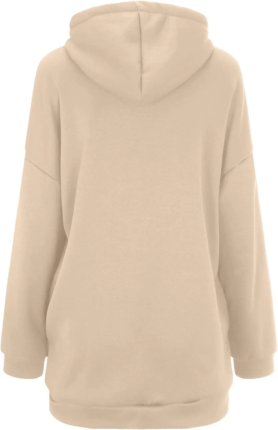 Oversized Zip Up Hoodies for Women Plus Size Long Fleece Jacket Casual Long Sleeve Cute Fall Coat with Pockets