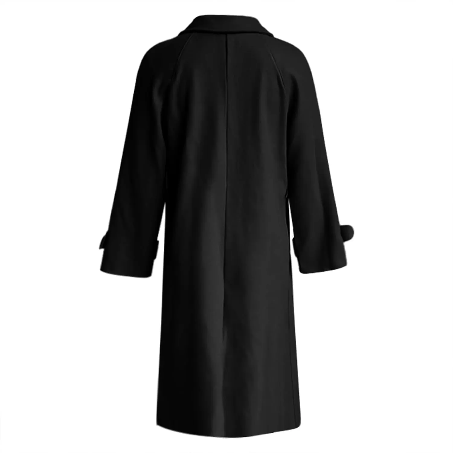 Petite Trench Coat Casual Fuzzy Jacket Loose Fitting Warm Winter Outwear Fashion Lapel Jacket Coats Overcoat for